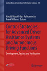 Buchcover Control Strategies for Advanced Driver Assistance Systems and Autonomous Driving Functions