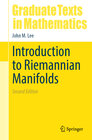 Buchcover Introduction to Riemannian Manifolds