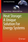 Buchcover Heat Storage: A Unique Solution For Energy Systems