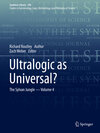 Buchcover Ultralogic as Universal?
