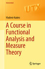 Buchcover A Course in Functional Analysis and Measure Theory
