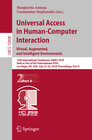 Buchcover Universal Access in Human-Computer Interaction. Virtual, Augmented, and Intelligent Environments