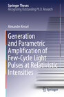 Buchcover Generation and Parametric Amplification of Few‐Cycle Light Pulses at Relativistic Intensities