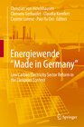 Buchcover Energiewende "Made in Germany"