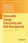Buchcover Renewable Energy: Forecasting and Risk Management