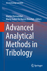 Buchcover Advanced Analytical Methods in Tribology