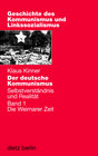 Buchcover Der deutsche Kommunismus. Selbstverständnis und Realität