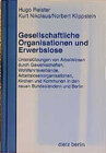 Buchcover Gesellschaftliche Organisationen und Erwerbslose