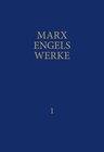 Buchcover MEW / Marx-Engels-Werke Band 1