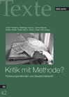 Buchcover Kritik als Methode?