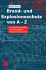 Buchcover Brand- und Explosionsschutz von A-Z