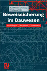 Buchcover Beweissicherung im Bauwesen