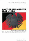 Buchcover Kanzler und Minister 1949 – 1998