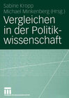 Buchcover Vergleichen in der Politikwissenschaft