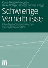 Buchcover Schwierige Verhältnisse