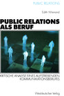 Buchcover Public Relations als Beruf