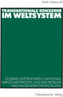 Buchcover Transnationale Konzerne im Weltsystem
