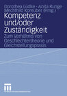 Buchcover Kompetenz und/oder Zuständigkeit