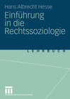 Buchcover Einführung in die Rechtssoziologie