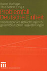 Buchcover Problemfall Deutsche Einheit