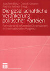 Buchcover Die gesellschaftliche Verankerung politischer Parteien