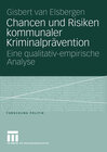 Buchcover Chancen und Risiken kommunaler Kriminalprävention