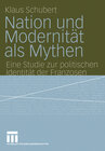 Buchcover Nation und Modernität als Mythen