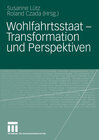 Buchcover Wohlfahrtsstaat — Transformation und Perspektiven