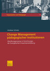 Buchcover Change Management pädagogischer Institutionen