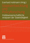 Buchcover Staatsentwicklung und Policyforschung
