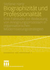 Buchcover Biographizität und Professionalität