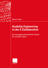 Buchcover Usability Engineering in der E-Collaboration