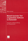 Buchcover Modell-basierter Test eingebetteter Software im Automobil