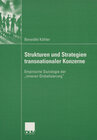 Buchcover Strukturen und Strategien transnationaler Konzerne