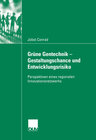Buchcover Grüne Gentechnik - Gestaltungschance und Entwicklungsrisiko