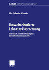 Buchcover Umweltorientierte Lebenszyklusrechnung