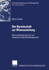 Buchcover Die Bereitschaft zur Wissensteilung