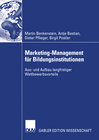 Buchcover Marketing-Management für Bildungsinstitutionen