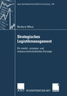 Buchcover Strategisches Logistikmanagement