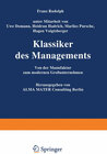 Buchcover Klassiker des Managements