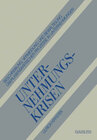 Buchcover Unternehmungskrisen