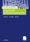 Buchcover Angewandte Institutionenökonomik