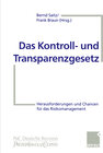 Buchcover Das Kontroll- und Transparenzgesetz