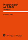 Buchcover Programmieren mit COBOL