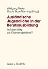 Buchcover Ausländische Jugendliche in der Berufsausbildung