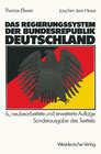 Buchcover Das Regierungssystem der Bundesrepublik Deutschland