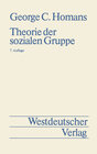 Buchcover Theorie der sozialen Gruppe