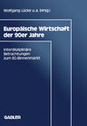 Buchcover Europäische Wirtschaft der 90er Jahre