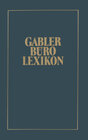 Buchcover Gabler Büro Lexikon