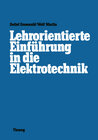 Buchcover Lehrorientierte Einführung in die Elektrotechnik